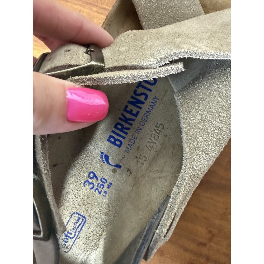Birkenstock Tulum Women's Sandal EU 39 Size W8 M6 EUC Narrow Footbed - Picture 8 of 12